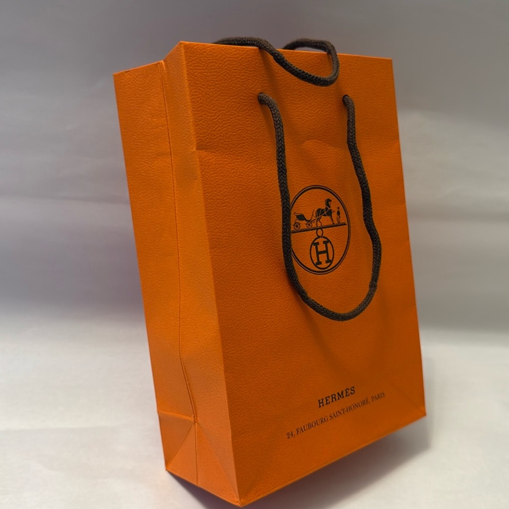 HERMES GIFT SHOPPING paper bag, PRESENT , storage BAG. New - Picture 4 of 9